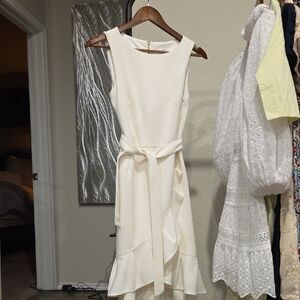 Calvin Klein Cream Midi Dress